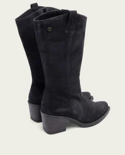 Botas Cowboy Carbon Con Cremallera Java