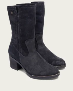 Botas De Tacón Carbon Con Cremallera Nia