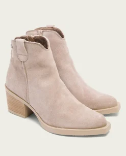 Botines Cowboy Arena Con Cremallera Jara