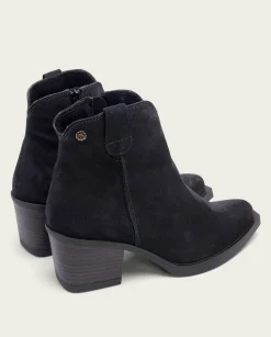 Botines Cowboy Carbon Con Cremallera Jara