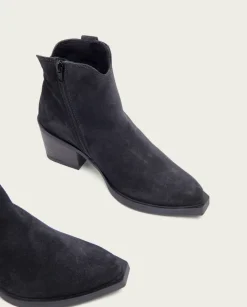 Botines Cowboy Carbon Con Cremallera Jara