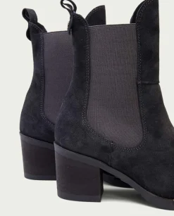 Botines De Tacón Carbon Con Elasticos Ninet
