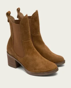 Botines De Tacón Cuero Con Elasticos Ninet