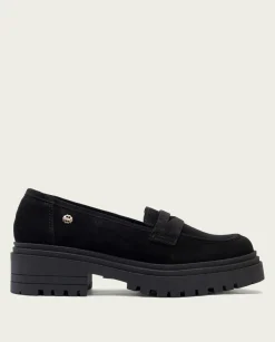 Mocasines Planos Negros Selma