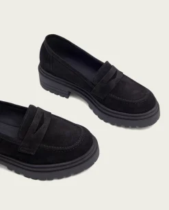 Mocasines Planos Negros Selma
