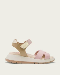 Plataforma De Piel Rosa Erika